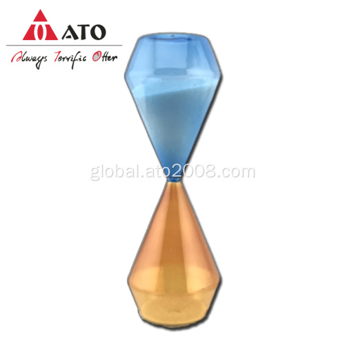 China Min Two-color Hourglass Timer Home Decor Desk Living Room Decoration Kitchen Tools Glass Crafts Gifts Sand Timer Supplier